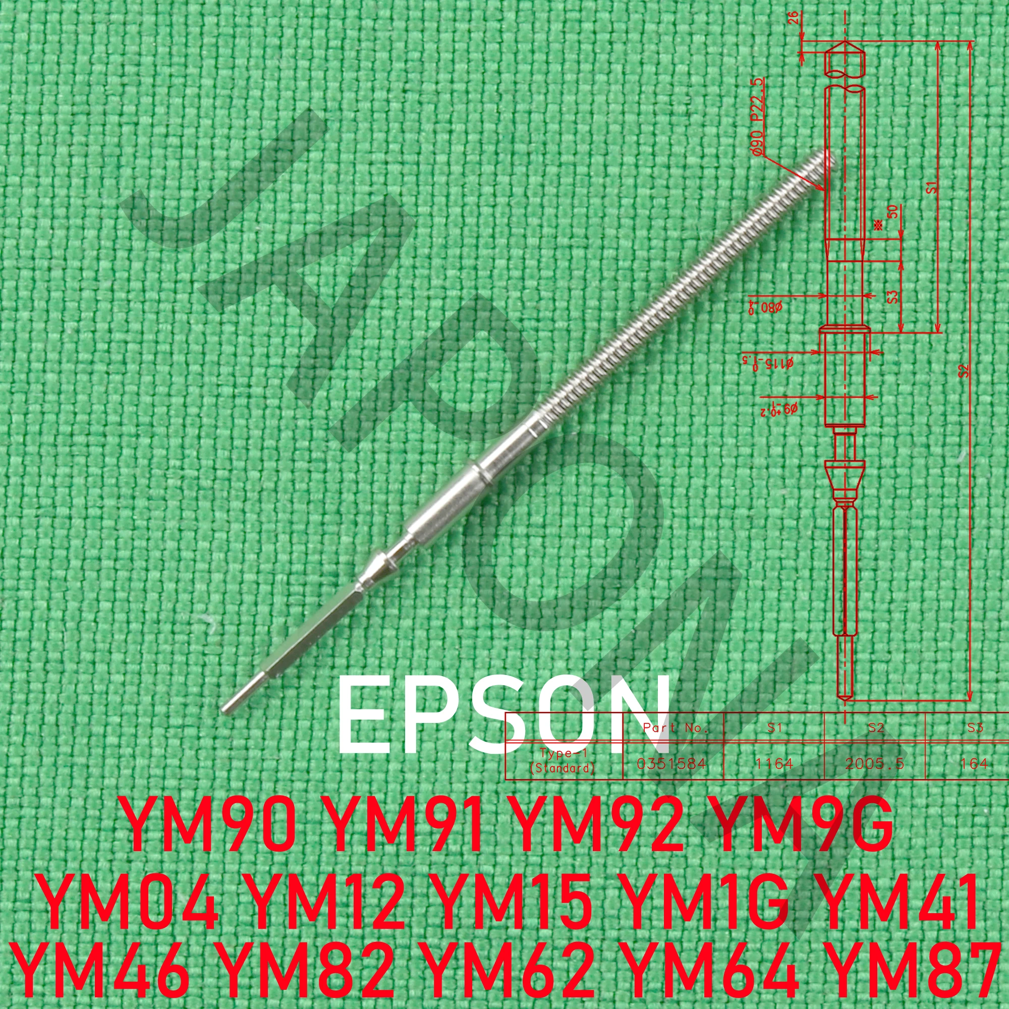 EPSON YM90 YM91 YM92 stem YM9G YM04 YM12 YM15 stem YM1G YM41 YM46 stem YM82 stem YM62 stem YM64 stem YM87 stem movement stem