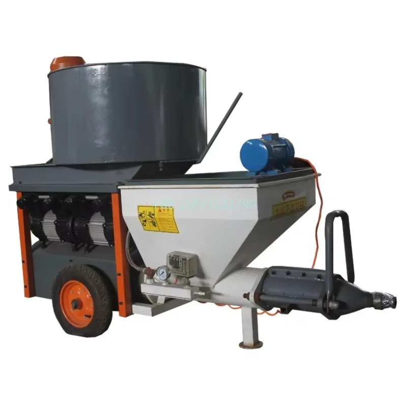 High Quality Mortar Spray Machine Automatic Stucco Putty Plaster Wall Screw Pump Mortar Sprayer for Spraying Conveying Mortar