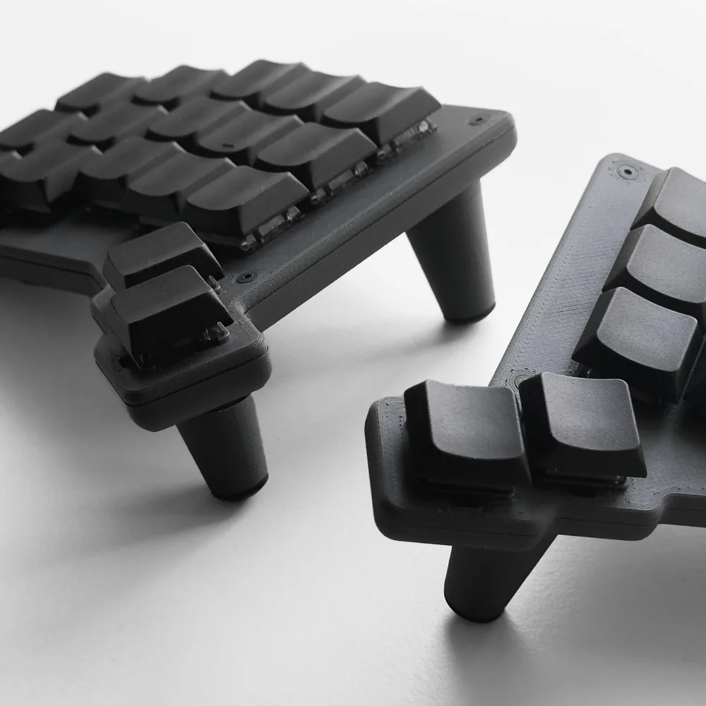 Forager Split Keyboard Kit Material Package Customized Wireless Support Zmk Studio Ergonomic Mechanical Keyboard Accessories