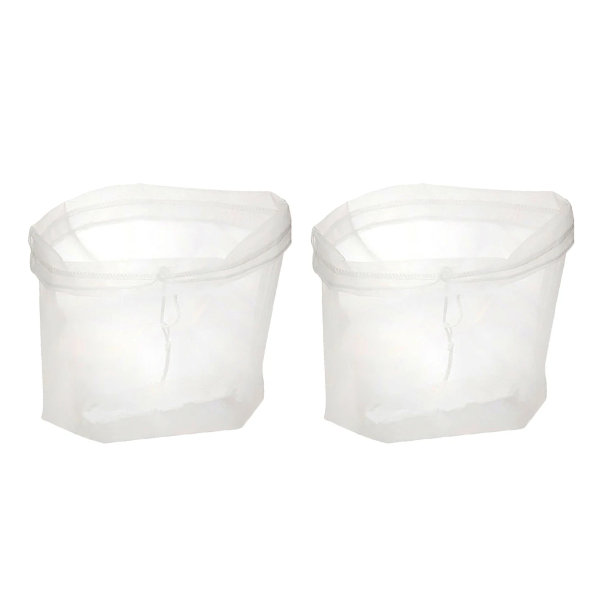 

2 Pcs Filter Bag Nut Milk Yogurt Strainer Food Fruit Juice Pouch Soy Cheesecloth Meticulous