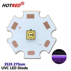 UVC LED Diode 3535 275nm Lamp SMD beads for UV disinfection equipment 265nm 285nm 310nm Deep violet ultraviolet light 5-7V 0.1W