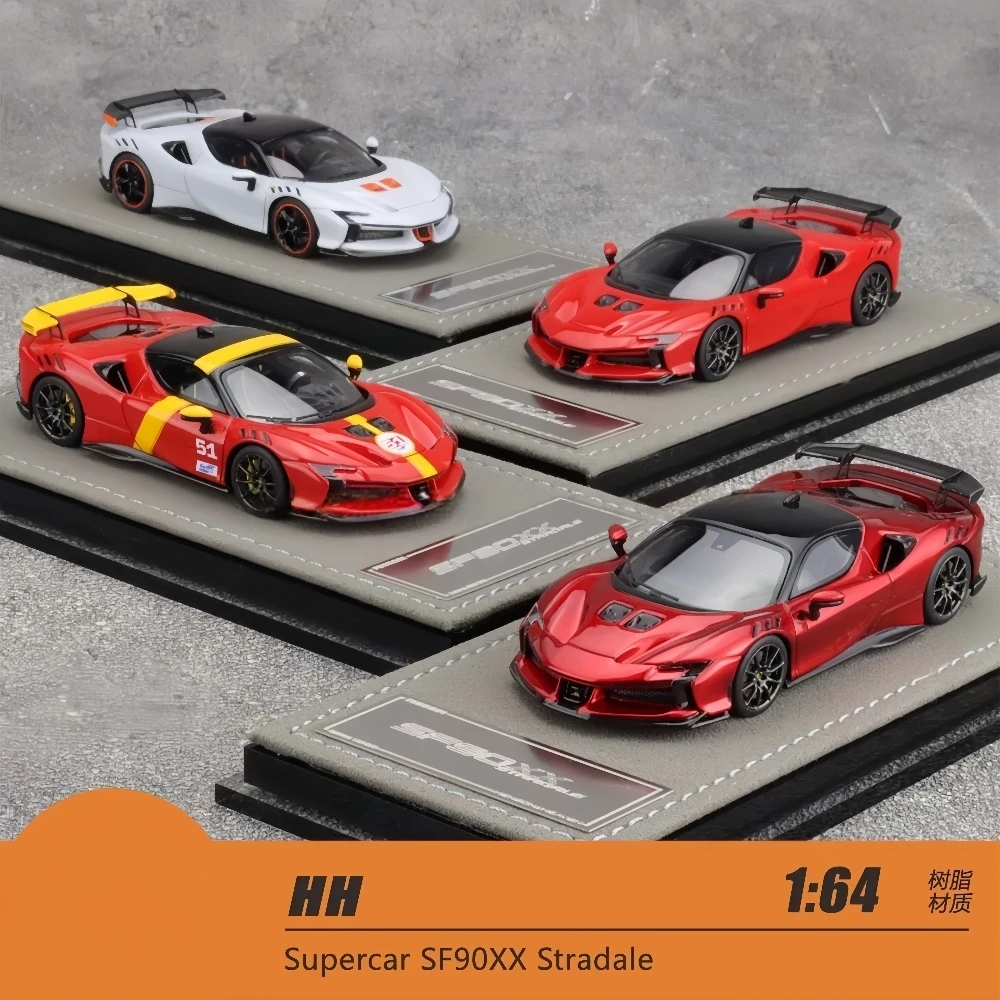 

HH МОДЕЛЬ 1:64 SF90XX Stradale Суперкар Смола Модель автомобиля