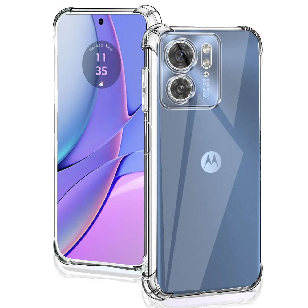 For Motorola Moto Edge 40 Case Clear Silicone Soft Shockproof Cover For Moto Edge 40 Clear Cases For MOTO Edge 40 Fundas Coque