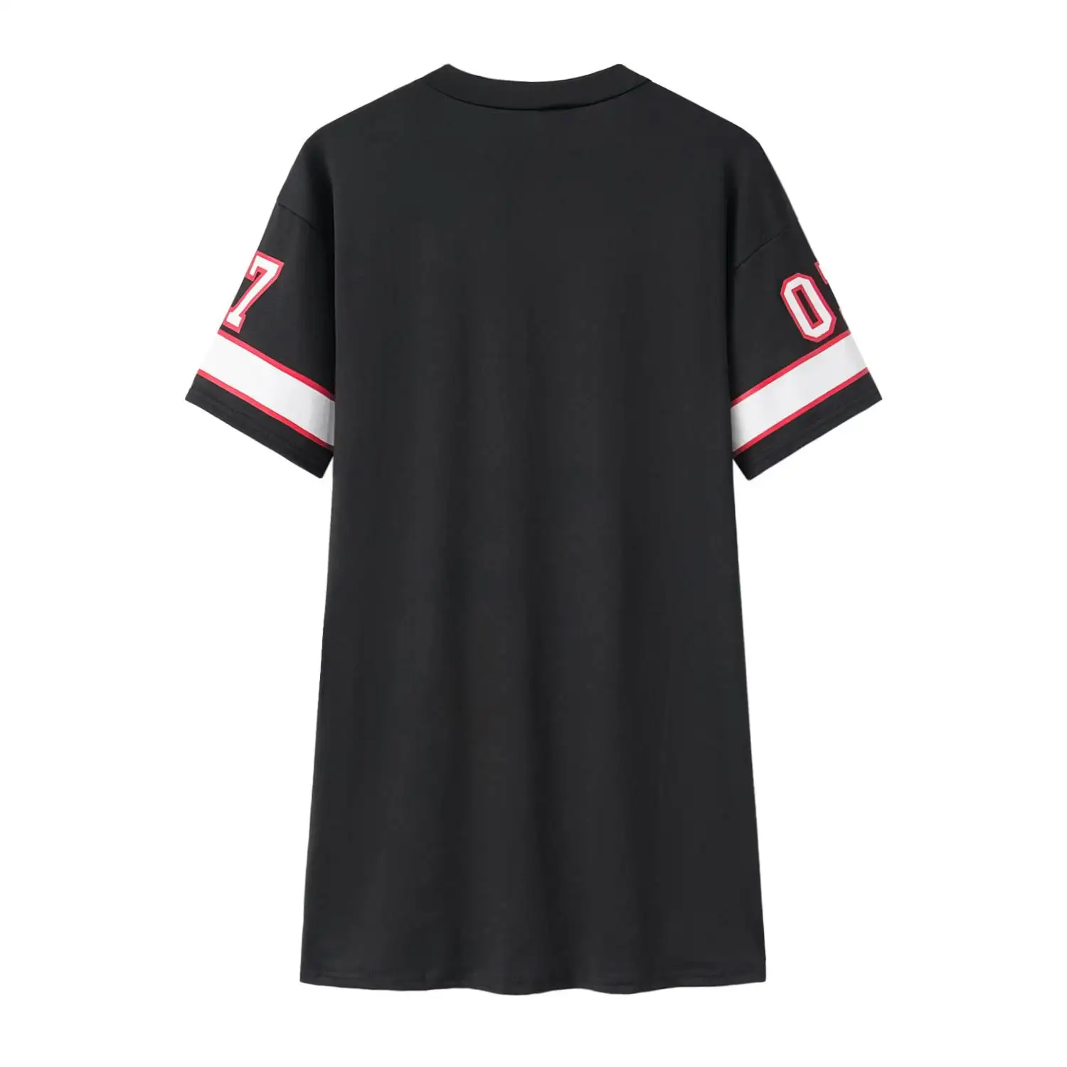 T-shirt ample décontracté pour femmes, chemisier Dr Lady, robe v-ne ort Sve, ligne a, jupe Midi imprimée, pour les déplacements, été