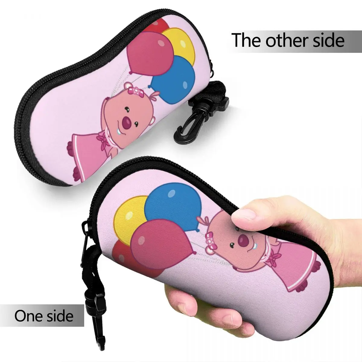 Cartoon Loopy With Balloon Glasses Case Men Women Portable Kawaii Eyeglasses Storage Box Vintage Eyeglasses Box image 2