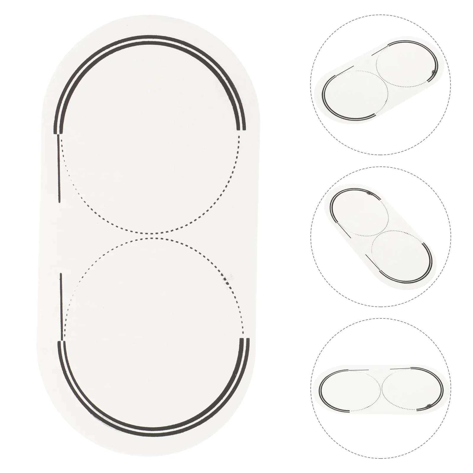 

Double Pedal Patch Part Protection Accessory Washable Durable Drum Set Sticker For Kick Drum Percussion Replacement Parts