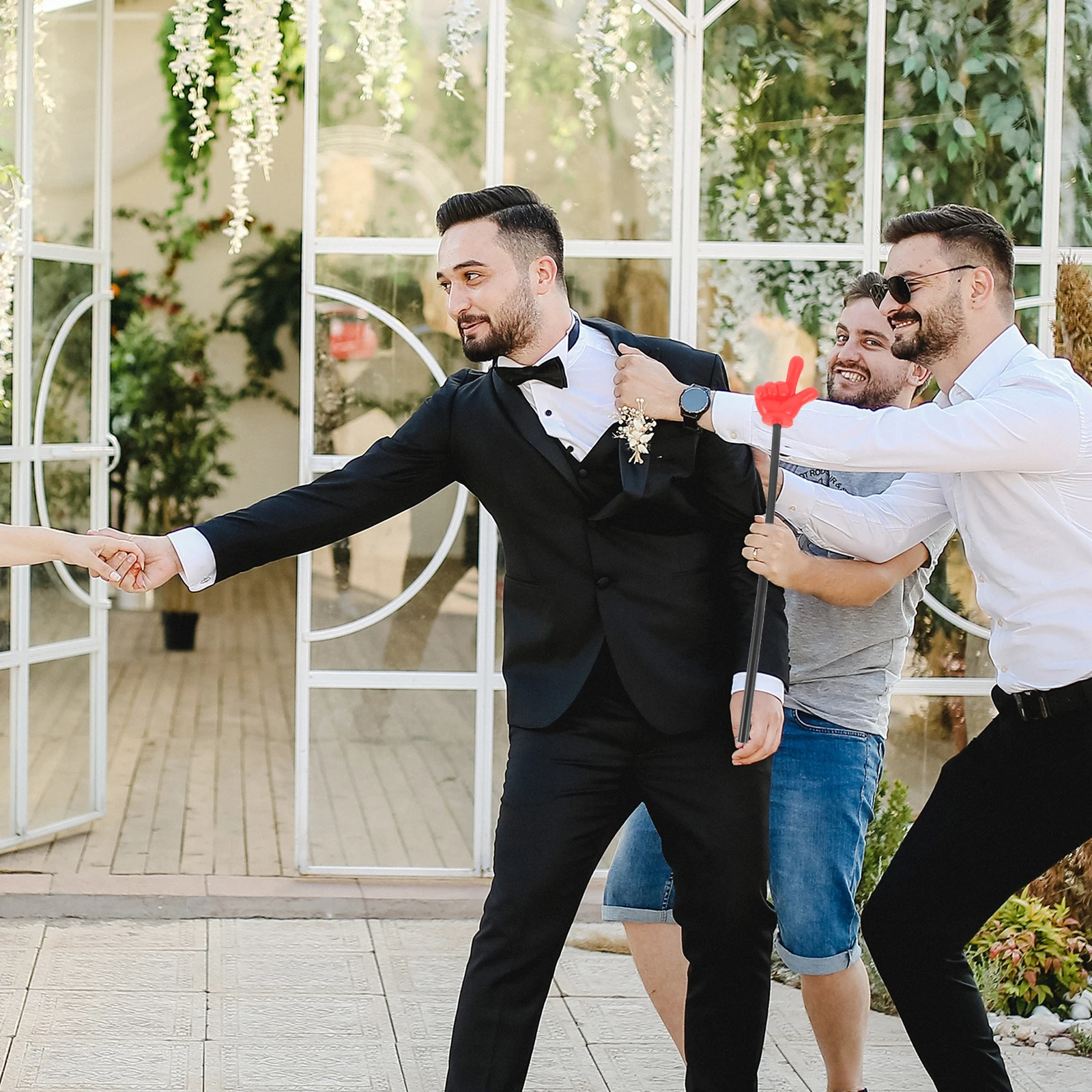 

Забавный указатель для жестов для свадебной палочки для свадебной вечеринки, пластиковый реквизит, случайный цвет, класс учителя