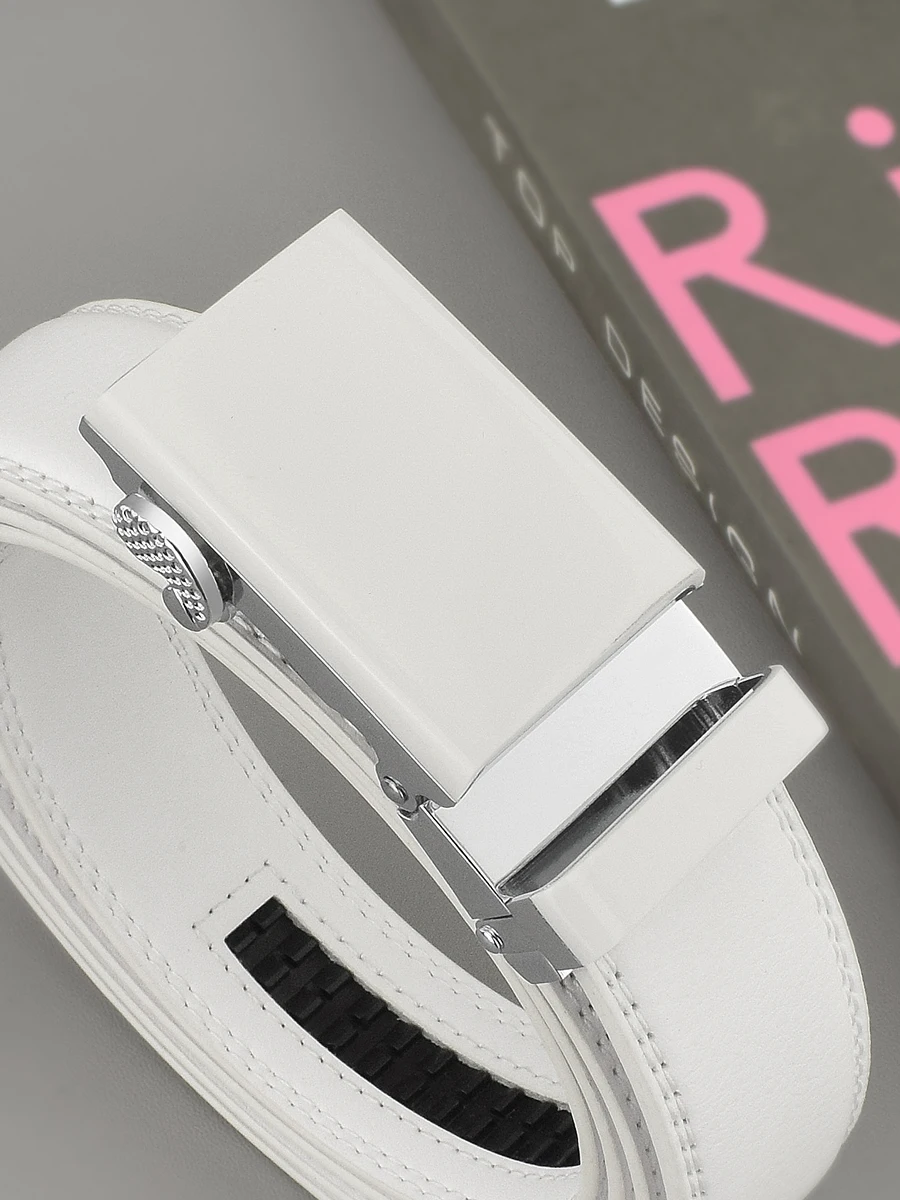 genuine-leather-belt-for-men-automatic-buckle-slide-buckle-waist-belt-white-casual-versatile-youth-small-suit-pants-belt
