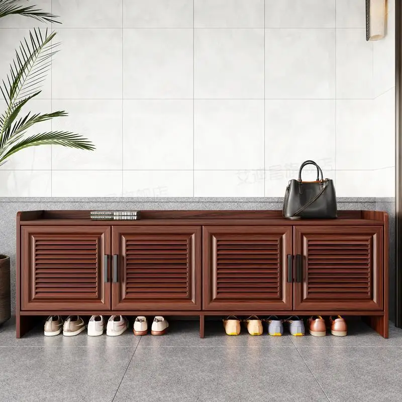 

Outdoor shoe changing stool, modern simple outdoor waterproof and sunscreen large shoe cabinet at home door