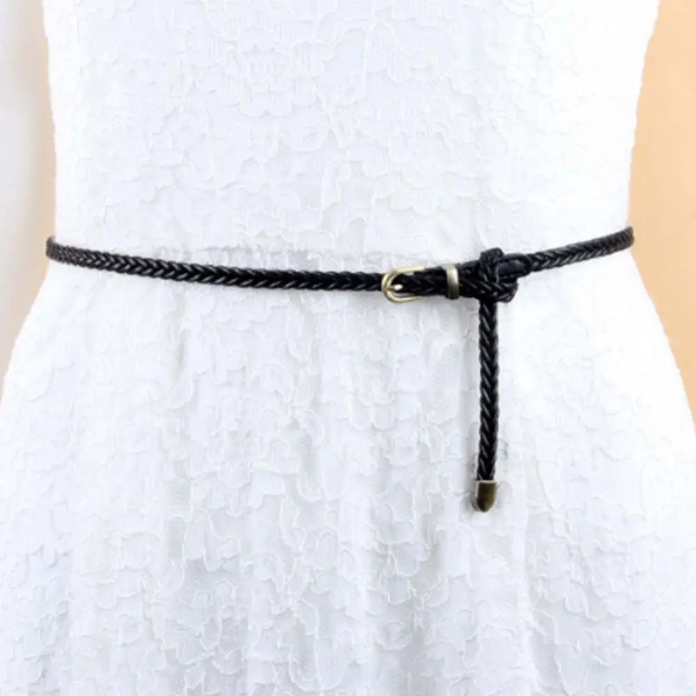 Decoration Wild Female Retro Girls Pin Buckle Waistband Waist Belt Braided Belts