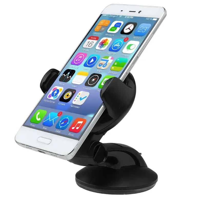 360 Degrees Rotation Auto Car Universal Phone Holder Dashboard Suction Mount Windscreen Stand Mobile Phone Bracket Car Holder