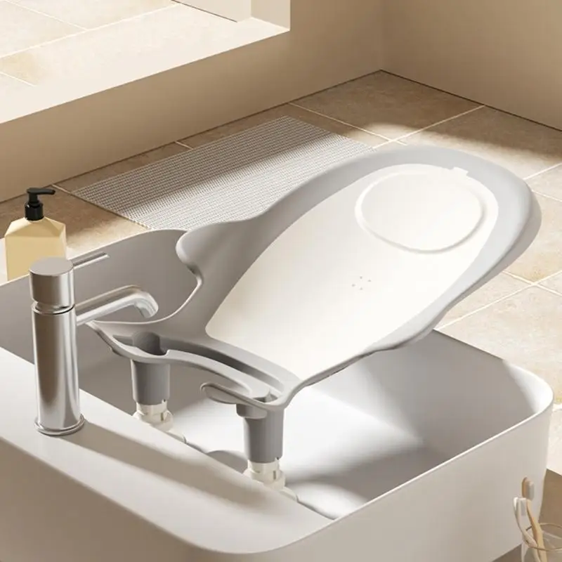 CORB Noworodki Stojak do kąpieli dla dzieci Regulowany uchwyt na wannę do kąpieli Antypoślizgowe łóżeczko do kąpieli Niemowlęta