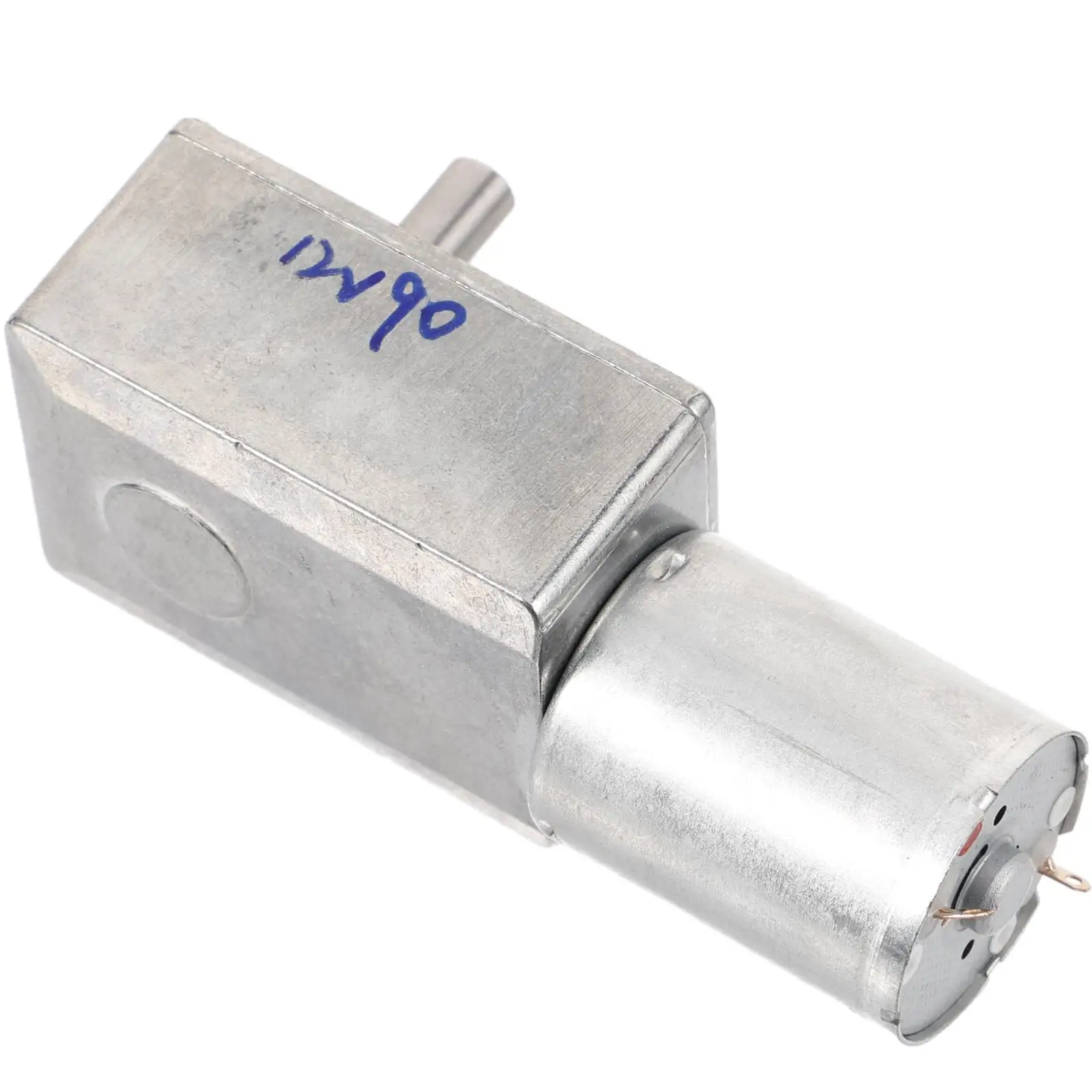 

s Hollow Shaft 8MM DC Gear Motor 370 Worm Reducer High Torque Self Locking Electrical Machine DIY Parts Turntable Coupler