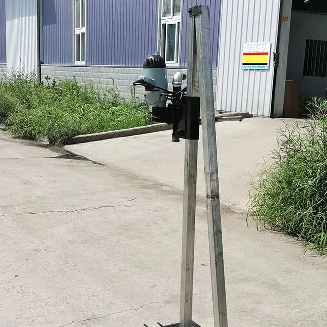 

Customized Farm Irrigation Electric Water Well Drilling Rig High Torque Electric Driven Handheld 60m Depth
