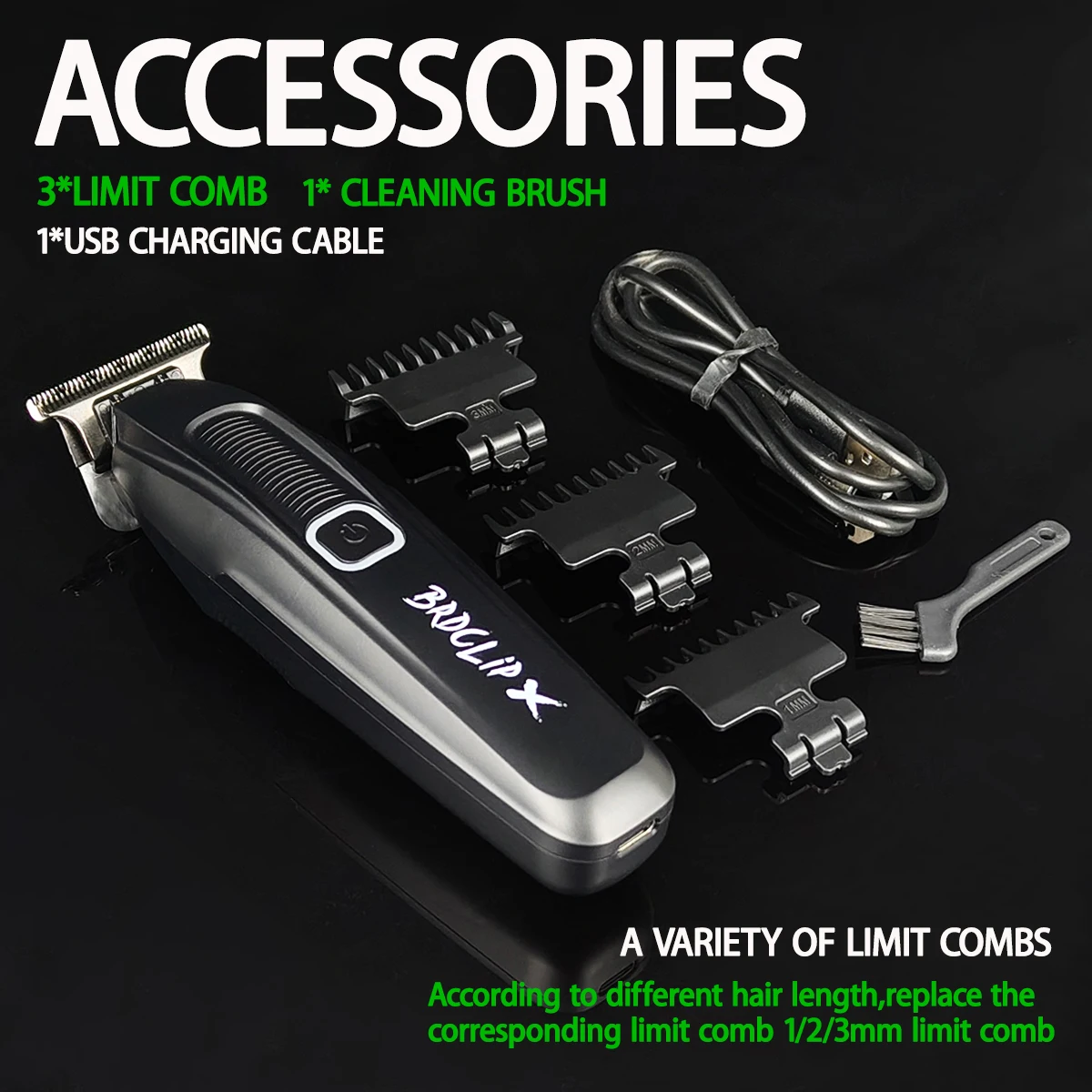 WMARK NG-8080 BRDCLIP FA1981 ماكينة قص الشعر الاحترافية 9000/7500 دورة في الدقيقة DLC معدن كامل O شفرة القطع شاشة LED للرجال