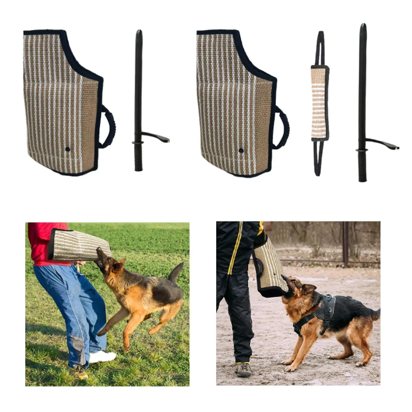 

Набор для дрессировки собак: подушка для отработки укусов, игрушка-перетягиватель, тренировочная палка, рукав-перетягиватель для отработки укусов и перетягивания, для дрессировки щенков на улице