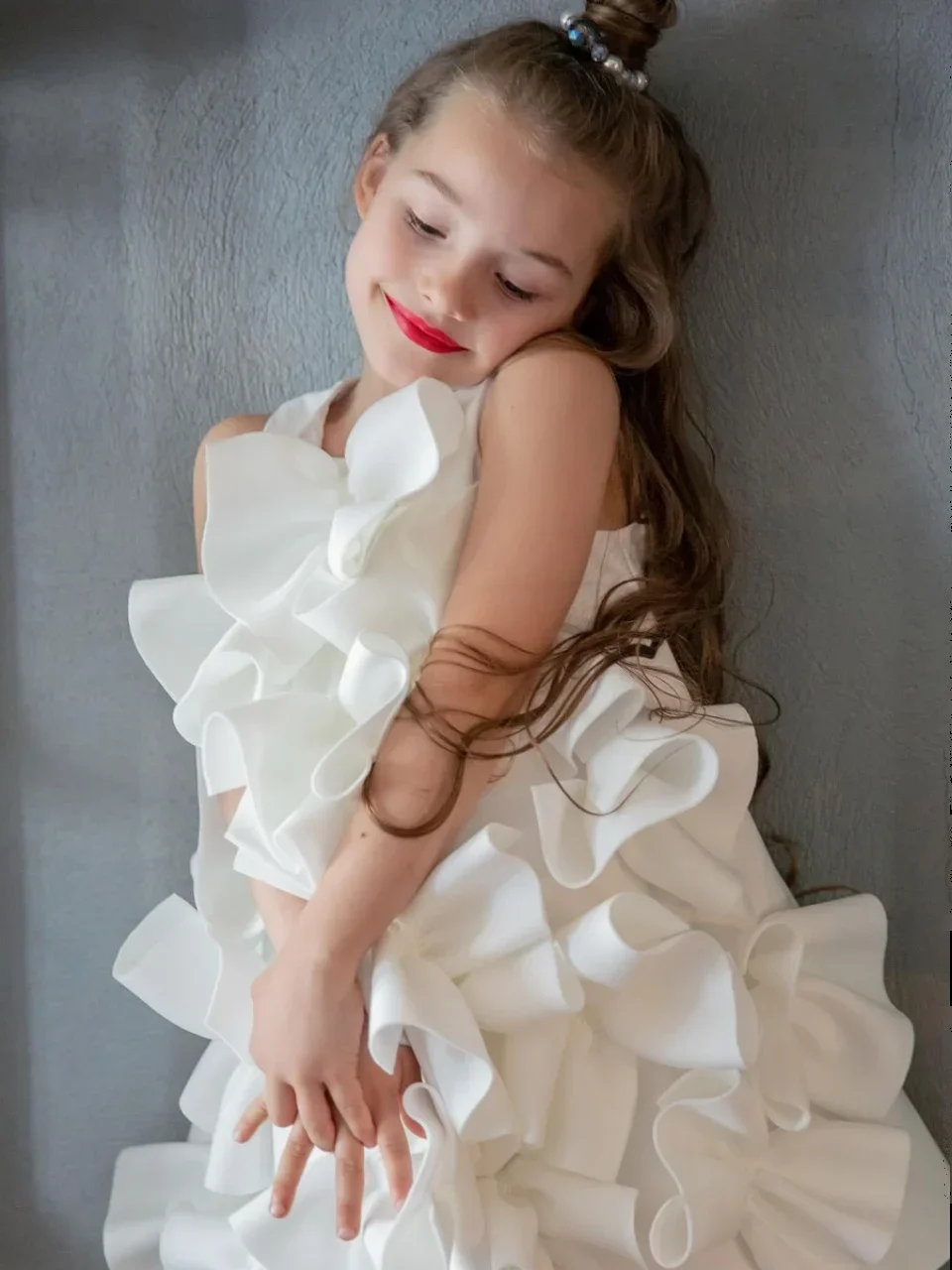 Eid Princess One-piece Wedding Luxury Brithday Party Children Dress Kids Clothes for Young Girls Outfits Costumes Sukienka