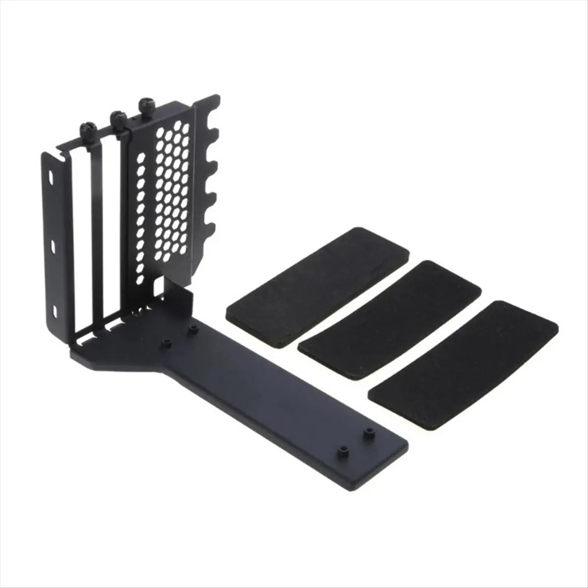 ABAN Universal Vertical GPU Holder Riser ATX Matx Case VGA Graphics Card Steering Bracket for 3090, 4090 Graphics Cards Black