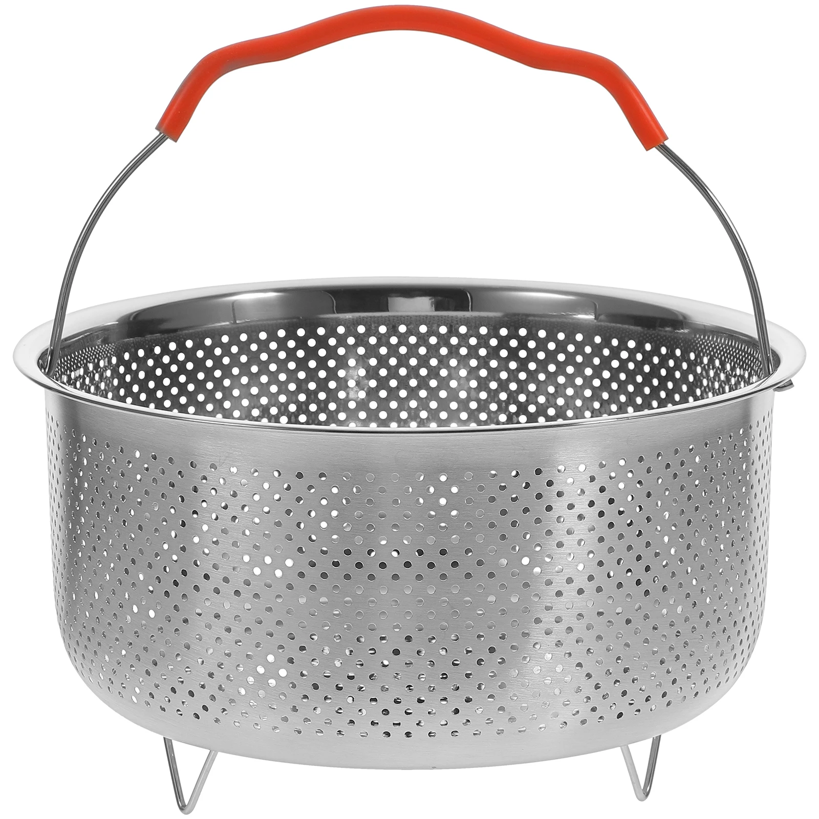 

Steaming Basket For Pot Stainless Steel Dense Fine Holes Fast Even Heating Reusable Kitchen Steamer Basket For Rice