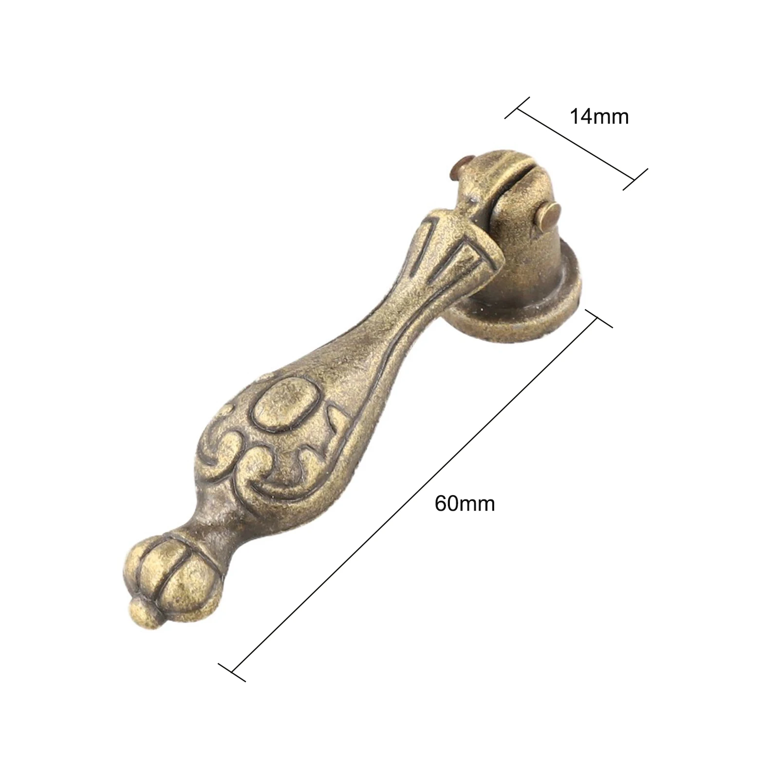 Closet Pendant Pull Cabinet Drawer Handle Elegant And Classy Long-Lasting Multifunction Decoration Antique Bronze Design