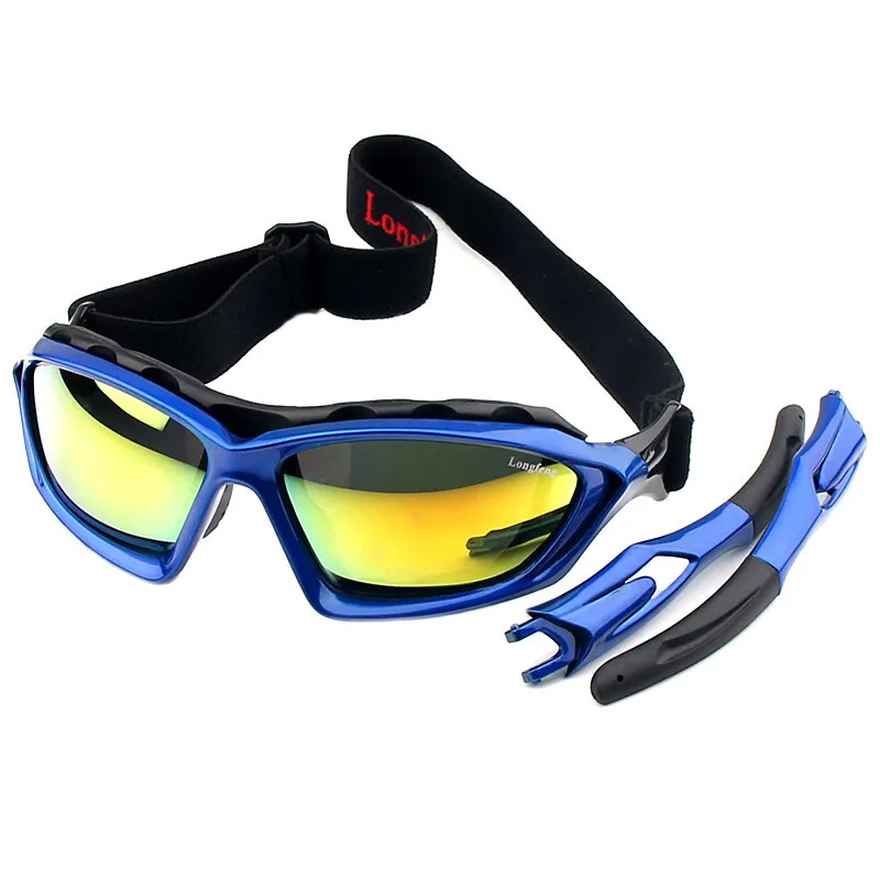 Outdoor Polarized Water Sport Sunglasses Secure Anti-Fall Design Protective Shades For Sailing Motorboat Surfing Beach Leisure