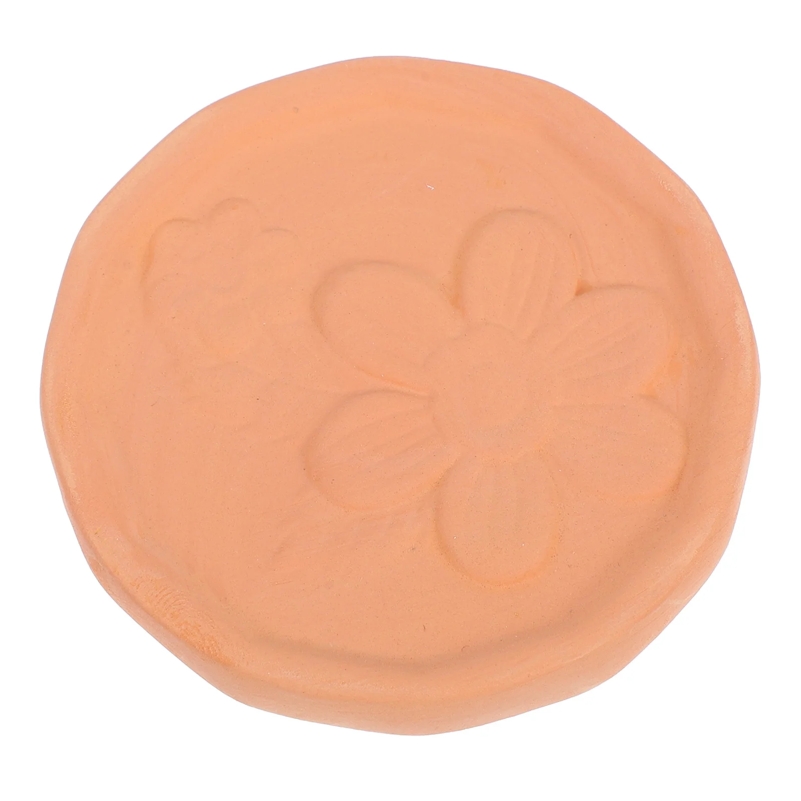 Disco Suavizante de Azúcar Moreno Reutilizable, Contenedor de Azúcar de Terracota para Alimentos, Diseño Floral, Conservador de Frescura