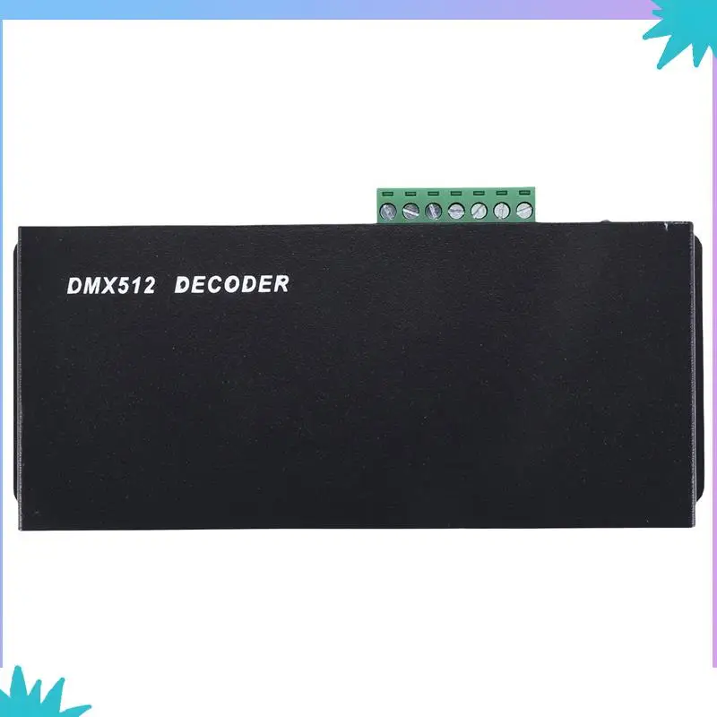 ABZW 2X DMX 512 4CH X 8A Decoder LED Controller 4 Channel Driver RGBW LED Tape DC 12V - 24V