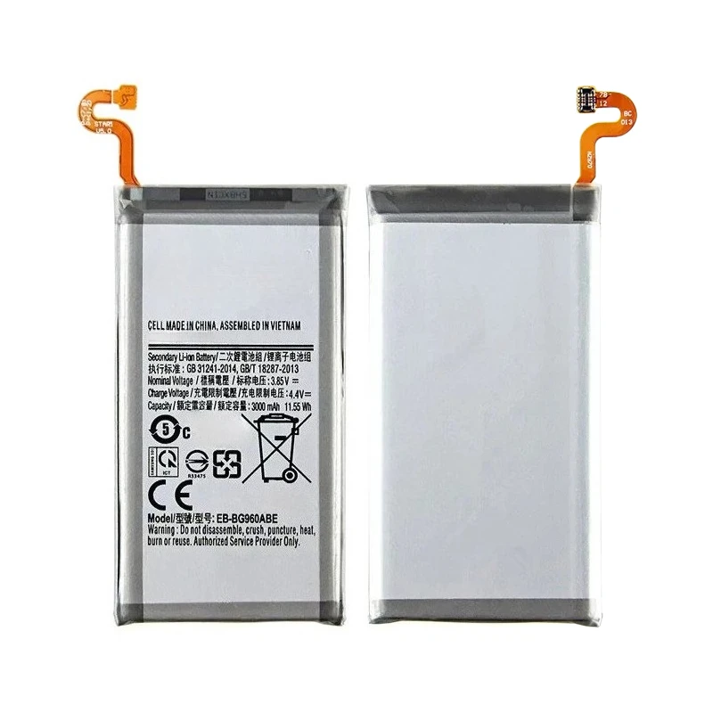 3.85V 3000mAh EB-BG960ABE Battery For Samsung Galaxy S9 G9600 SM-G960F SM-G960 G960F G960 G960U G960W High Quality