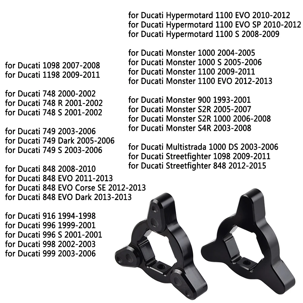 Pair 22mm Fork Preload Adjusters for Ducati Monster S2R S4R 1000 1100 748 749 848 996 998 999 1098 1198 Streetfighter 1098 848