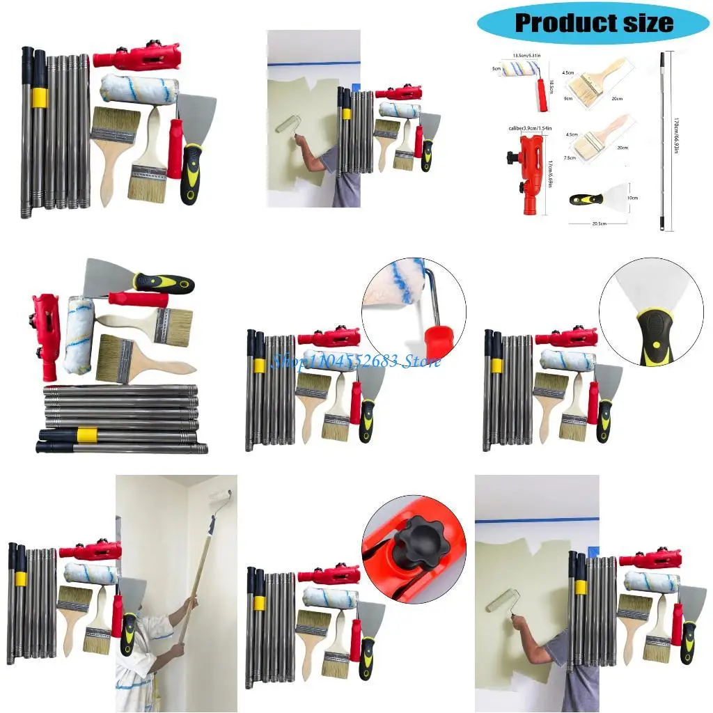 Y6GD Potent Extendable Scraper Post Set General Rightward Joint Permanent Aluminum Mixture Construction