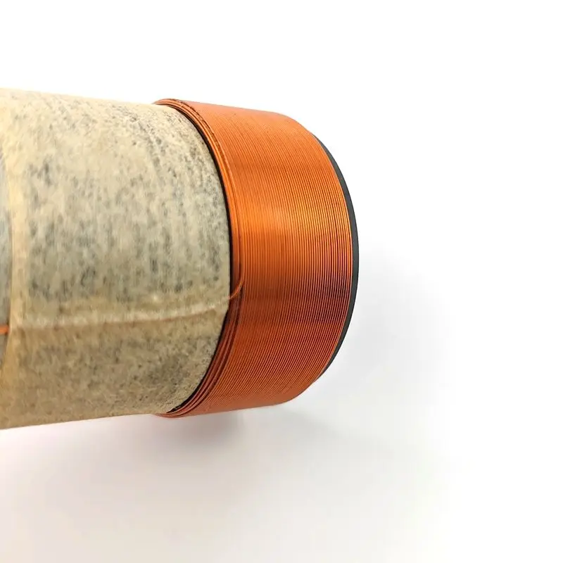 

2 шт., 35,5 мм, басовая звуковая катушка, 8 Ом, BASV, черный алюминиевый динамик, ремонт, высота «сделай сам», 45 мм, 4 слоя