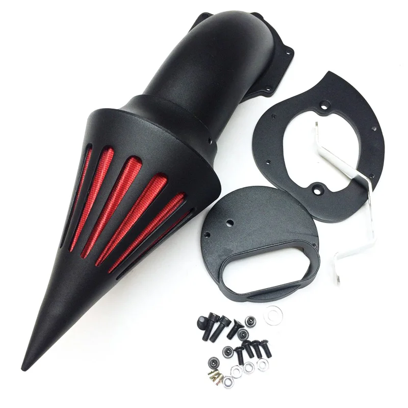 

For 1999-2012 11 Yamaha V-Star 1100 Dragstar 1100 XVS1100 Spike Air Cleaner filter Kit K&N Motorcycle Accessories Chrome / Black