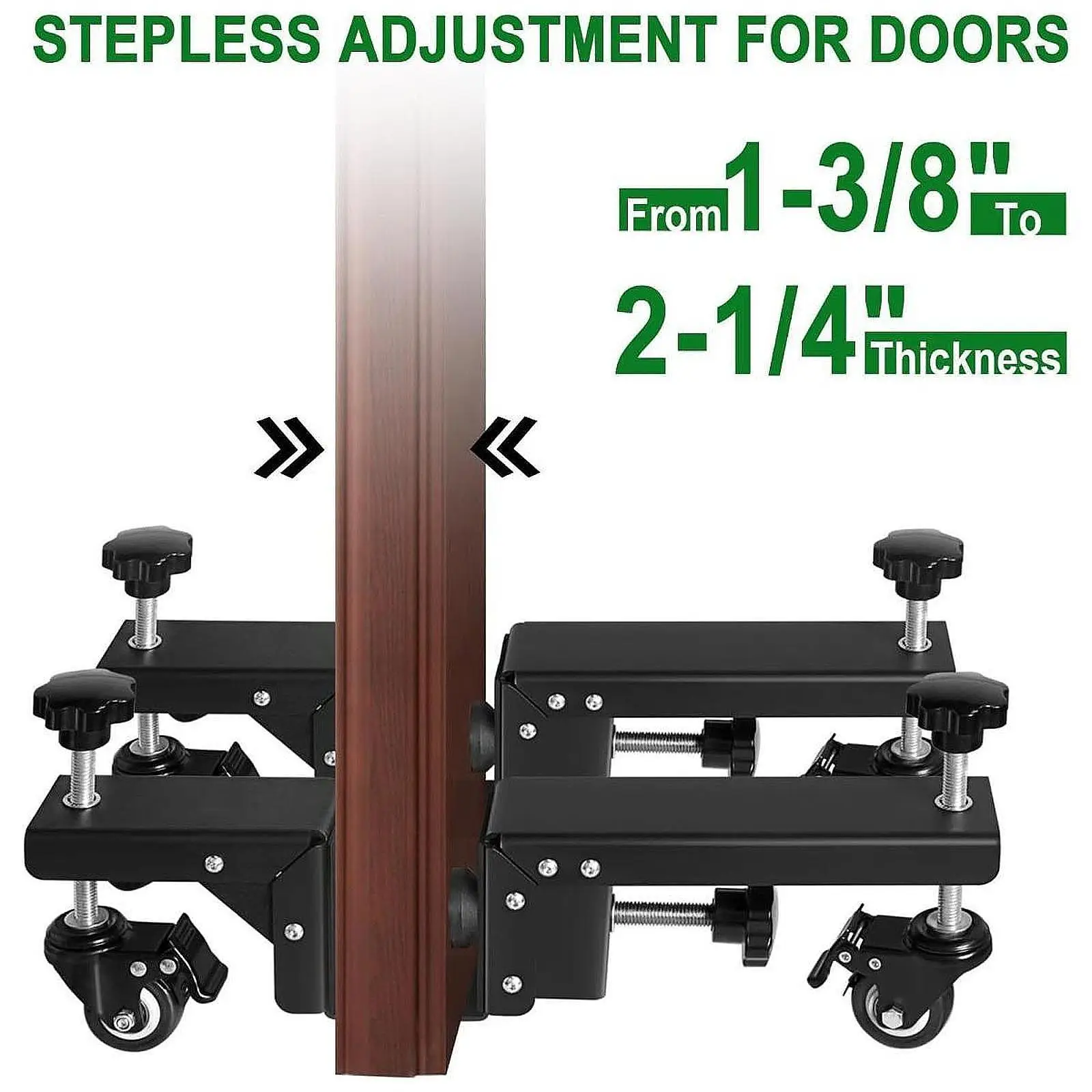 Board Dolly Set Door Install Kits with Translation Wheels Door Installation Kits Door Lifter Cart for Front Doors Pre Hung