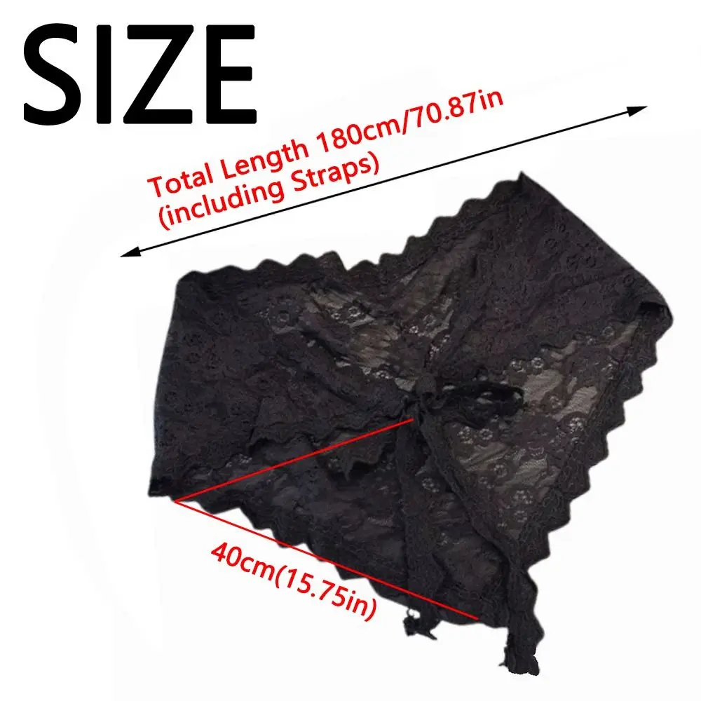 Fashion Y2K Lace Half Skirt Trendy Triangle Gauze Skirt Flower Embroidery High Waist Outwear Mini Skirt Skirt Accessories