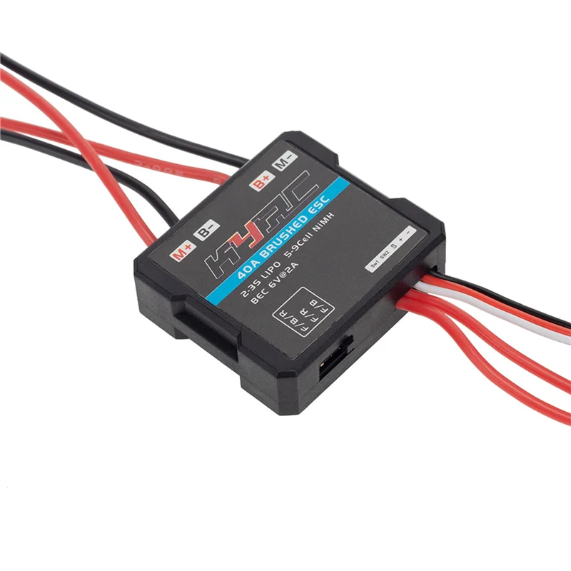 

YSUN-6X 40A Матовый электронный регулятор скорости ESC для WPL C24 C34 MN D90 MN99S MN86S RC Автомобильные детали для обновления