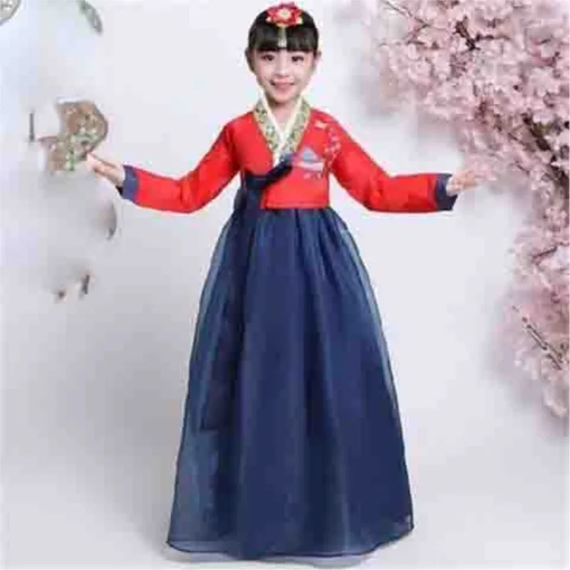 2025 New Children's Hanbok Girls' Traditional Korean Dance Costume Performance Costume Creative Photography Costume LI084