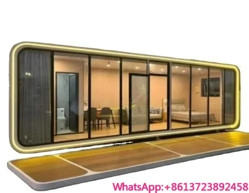 Casa Prefabricada de Lujo de 40 pies, Casas Modulares Prefabricadas Pequeñas, Cabaña Contenedor, Hotel, Casas Prefabricadas en Venta