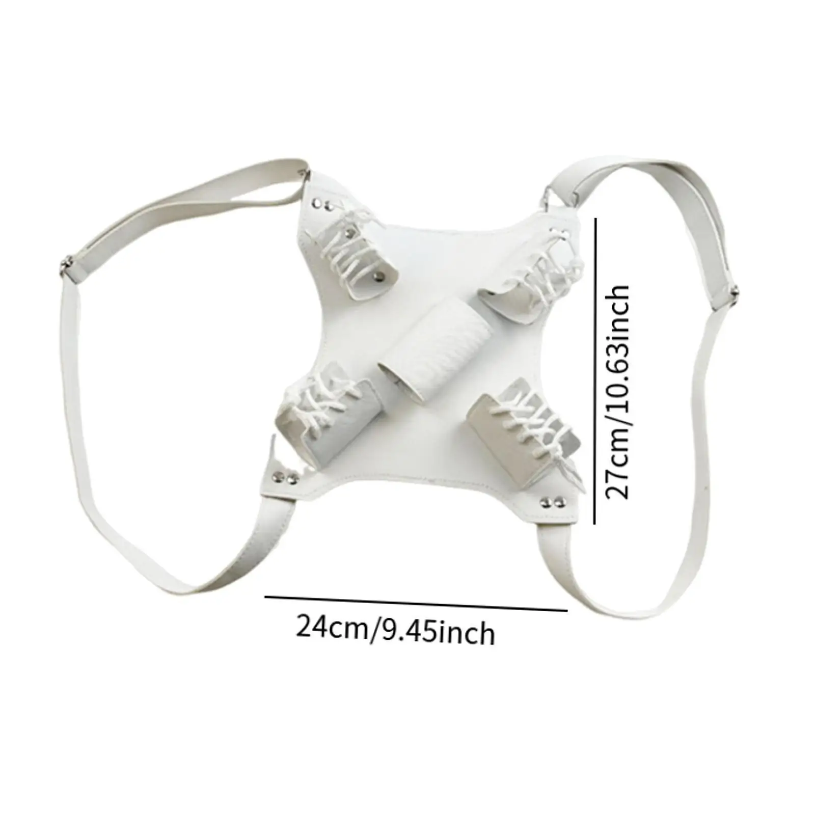 Doppeltes Messergeschirr aus PU-Leder, kompakte Schulterpanzerung, Kinderkostüm-Requisite für Halloween-Verkleidung