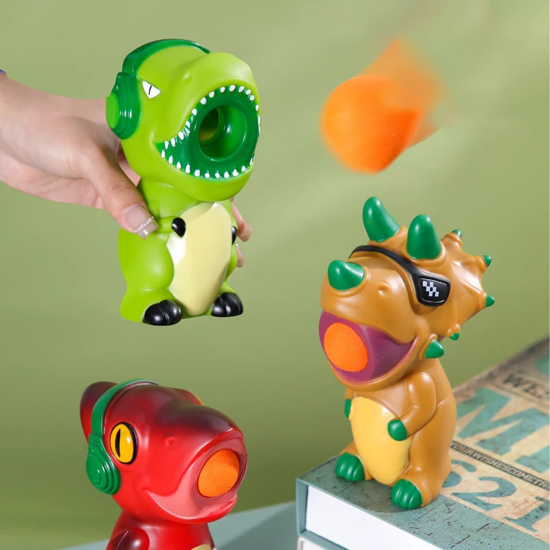 Fun Cartoon Bubble Dinosaur Toys Stress Relief Wacky Fun Dinosaur Blowing Egg Toys Children Tyrannosaurus Rex Toys Birthday Gift