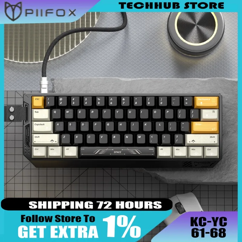 

Колпачки для клавиш PIIFOX OEM PBT, термосублимация, настраиваемые тематические колпачки для клавиш для механической клавиатуры, магнитная ось, игровые киберспорты