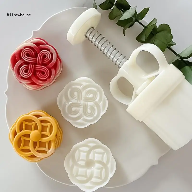 

Festival Mooncakes Crafting Molds Elegant Detail Mooncakes Shaping Molds Delicate Patterned Delight Crafting Molds Dropship