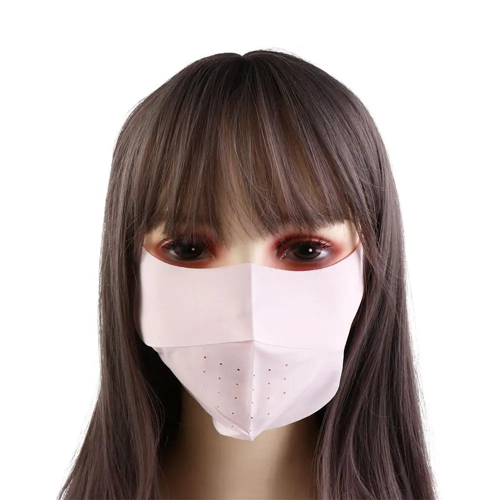 Summer Quick-drying Anti-UV Breathable Driving Masks Anti-dust Ice Silk Face Protection Face Cover Sunscreen Mask Face Mask