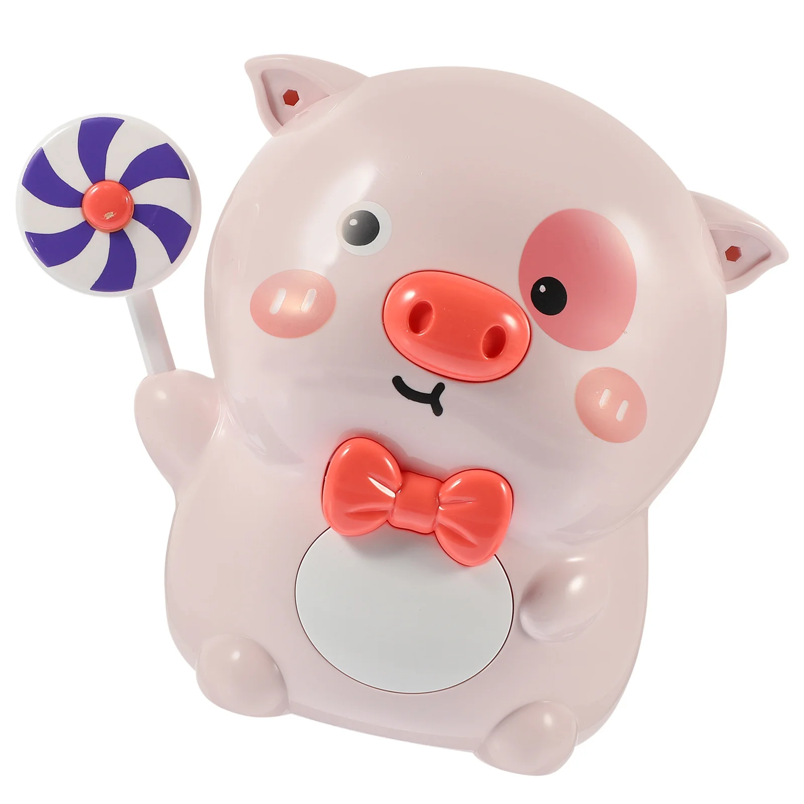 Adorable tirelire Abs dessin animé cochon banque de pièces sucette clé économie d'argent pot décoration de bureau pour enfants anniversaire cadeau de noël