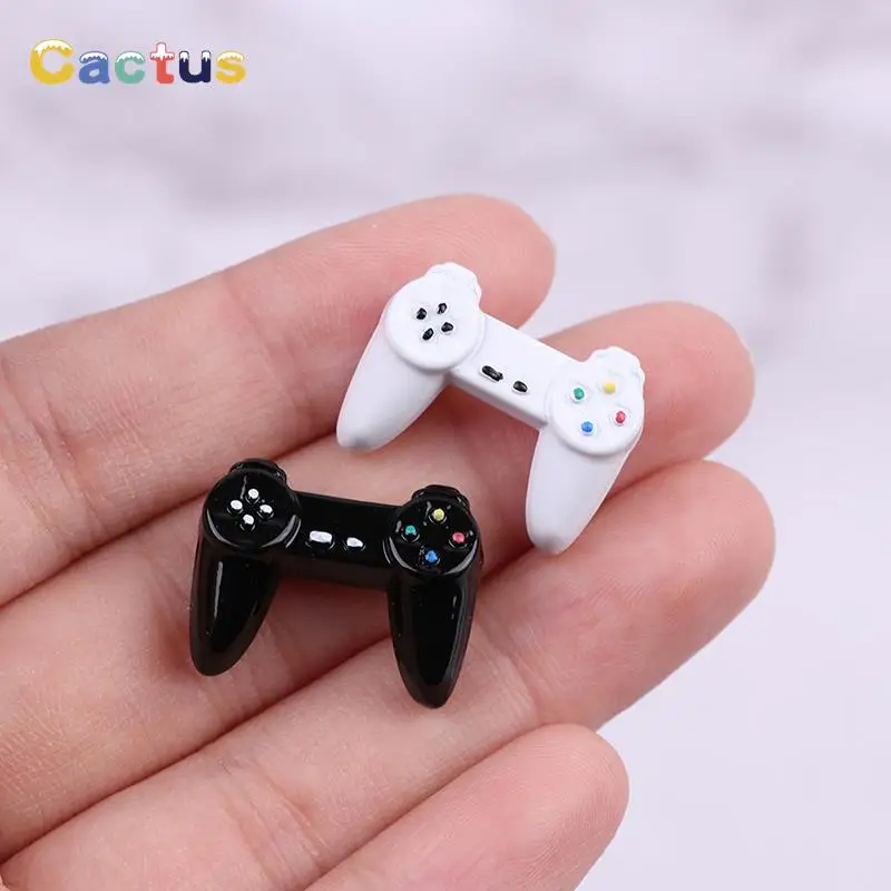 1:12 Dollhouse Electronic Mini Toys Model Gamepad Simulation Wireless Game Controller Doll House Furniture Decor Accessories