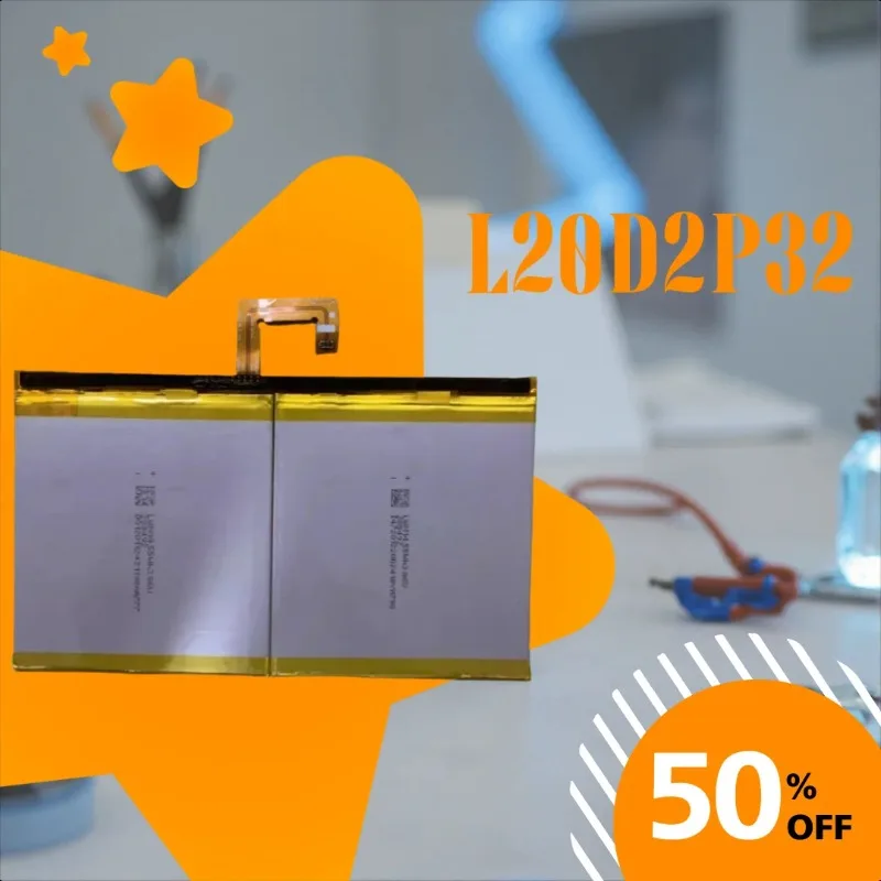 

100% новая батарея L20D2P32 3,86 В 7500 мАч для Lenovo Tab P11 TB-J606F/K10 TAB/K10 10,3 + бесплатные инструменты