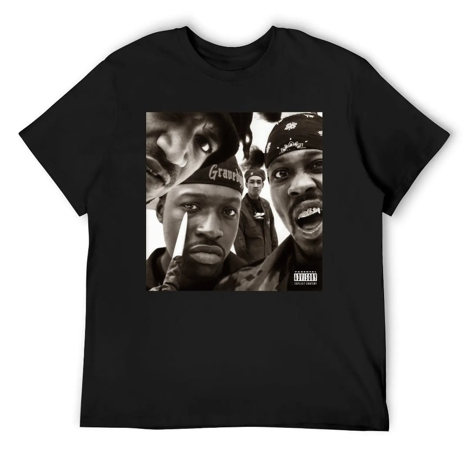 

Футболка Gravediggaz с синим замком, одежда в стиле аниме, персонализированные футболки, мужская футболка с рисунком