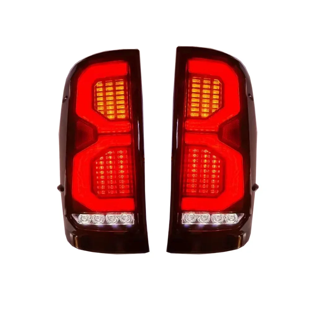 CAR LED REAR  TAIL LIGHT FOR TOYOTA HILUX VIGO 2004-2014 LED BRAKE LAMP REVERSE LAMP TURN LAMP AUTO MODIFIED TAILLIGHT