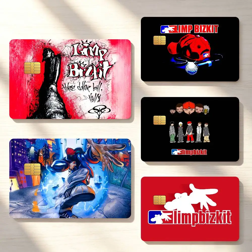 Rock L-Limp-Bizkit Band Music Credit Card Skin Stickers For Bank Bus Metro Cards Waterproof Anti-Scratch Gift 4PCS