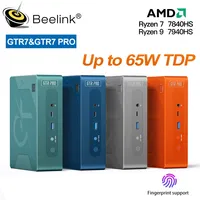 Beelink GTR7 Pro Gaming Mini PC Ryzen 9 7940HS Up to 65W TDP Support Overclocked and GTR7 R7 7840HS Desktop Mini Computer