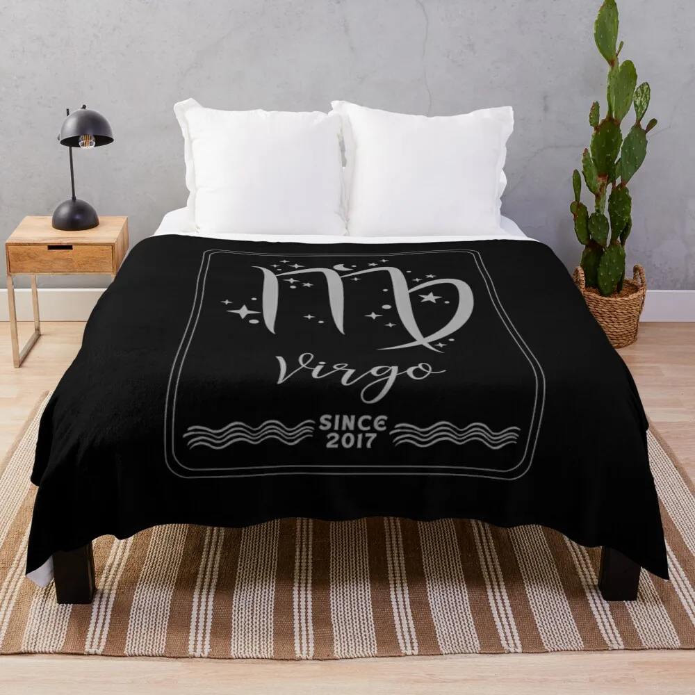 

Sign Virgo, since 2017 Throw Blanket Luxury Brand Loose Blankets